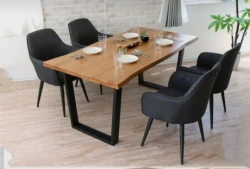 שולחן אוכל עם טרפז הפוך - ייצור בהתאמה אישית