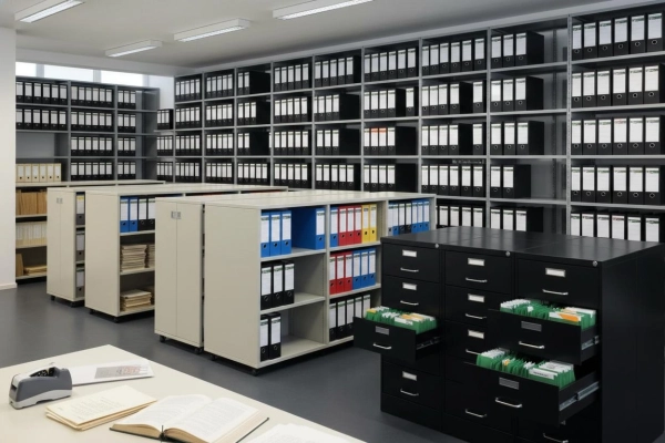 מדפים לארכיון - מדריך מקיף לפתרונות אחסון למסמכים